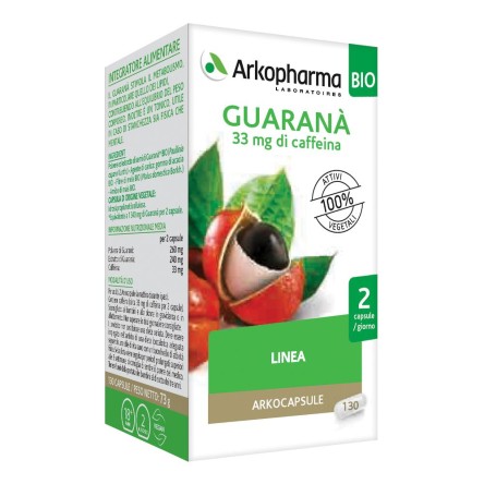 ARKOCAPSULE GUARANA 130CPS BIO