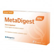 Metagenics METADIGEST TOTAL 15 capsule per la digestione di proteine, carboidrati e grassi