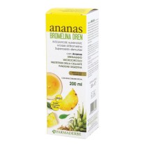 Farmaderbe ANANAS BROMELINA DREN 200ml, integratrore drenante a base di Bromelina con Ananas, senza glutine