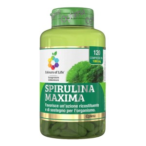 SPIRULINA MAXIMA 120CPR COLOUR