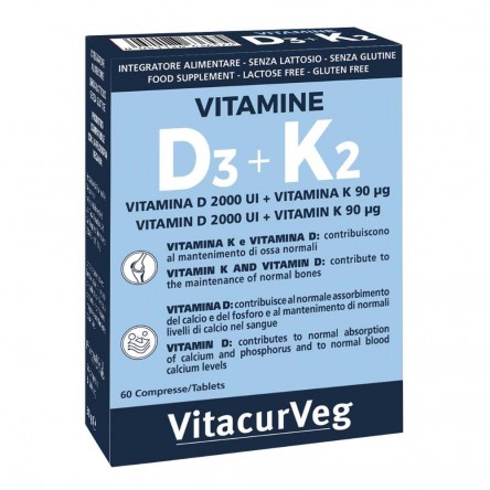 VITAMINE D3+K2 60CPR