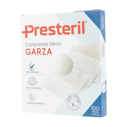 GARZA MEDIPRESTERIL 12/8 10X10 GARZA MEDIPRESTERIL 12/8 10X10