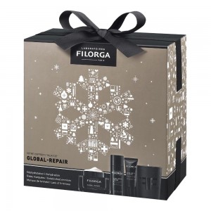 FILORGA Global Repair Cofanetto Natale 2022 4 pezzi, Rituale Anti-Età Assoluto Global Repair
