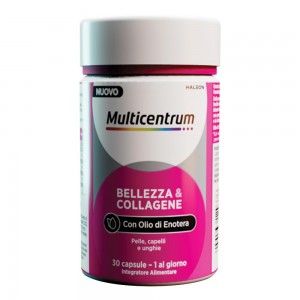 MULTICENTRUM Bellezza & Collagene x 30 capsule per pelle, capelli e unghie