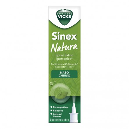 VICKS Sinex Natura 20ML, spray salino ipertonico