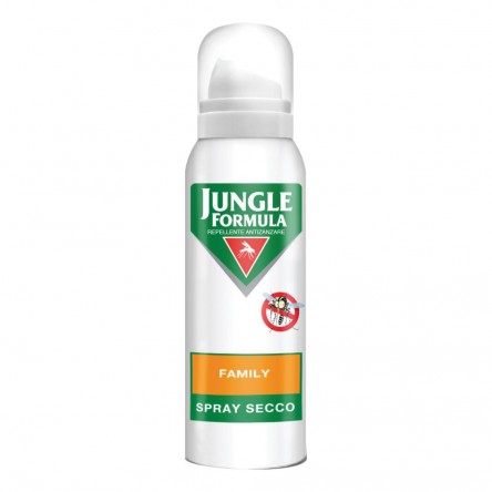 JUNGLE FORMULA Family Spray Secco 125ml, repellente antizanzare