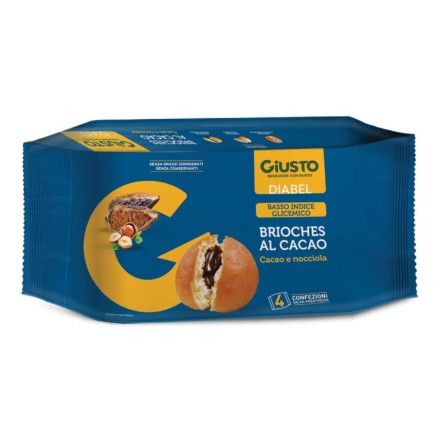 GIUSTO DIABEL BRIOCHE CACAO4PZ