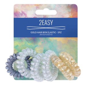 2EASY GOLD HAIR BOX ELASTIC5PZ