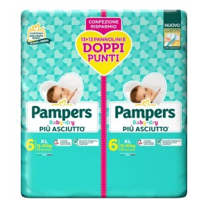 PAMPERS BD DUO DOWNCOUNT XL26P
