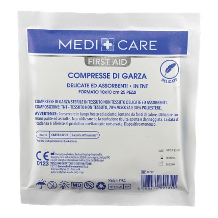 GARZA TNT 10X10CM 25PZ