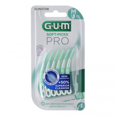 GUM SOFT PICK PRO MEDIUM 12PZ