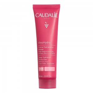 Caudalie Vinohydra Crema Idratazione Intensa 60 ml  con Acido Ialuronico, Burro di karité bio, Acqua d’uva bio