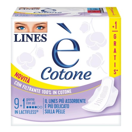 LINES E' COTONE ALI 9+1PZ