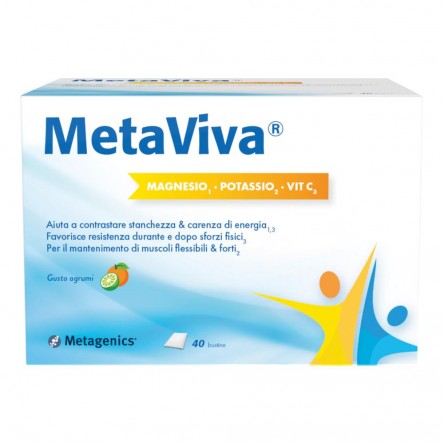 METAVIVA MG K VIT C 40BUST