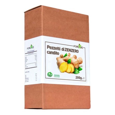 ZENZERO IN PEZZI CANDITO 200G ZENZERO IN PEZZI CANDITO 200G