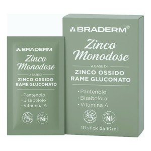 ZINCO MONODOSE 10STICK BRADERM
