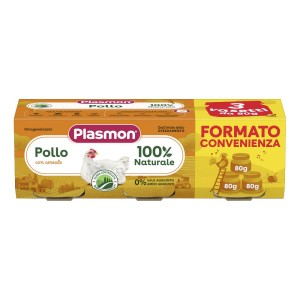 PLASMON OMOG POLLO 3PZ 80G