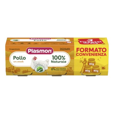 PLASMON OMOG POLLO 3PZ 80G