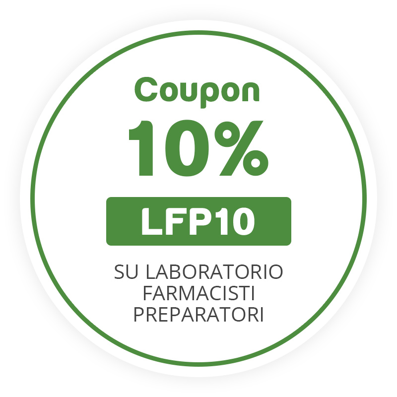 Coupon 10% su laboratorio farmacisti preparatori - CODICE LFP10
